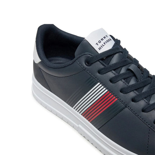 Tommy Hilfiger Supercup Lth Seasonal Sneakers-NVY