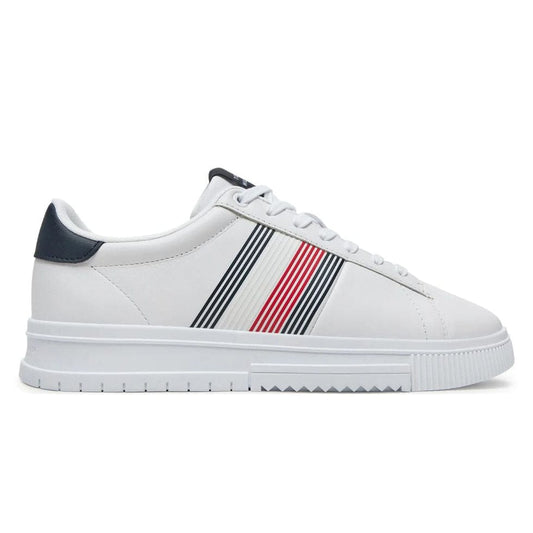 Tommy Hilfiger Supercup Lth Seasonal Sneakers-WHT