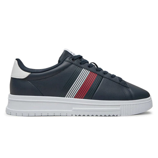 Tommy Hilfiger Supercup Lth Seasonal Sneakers-NVY