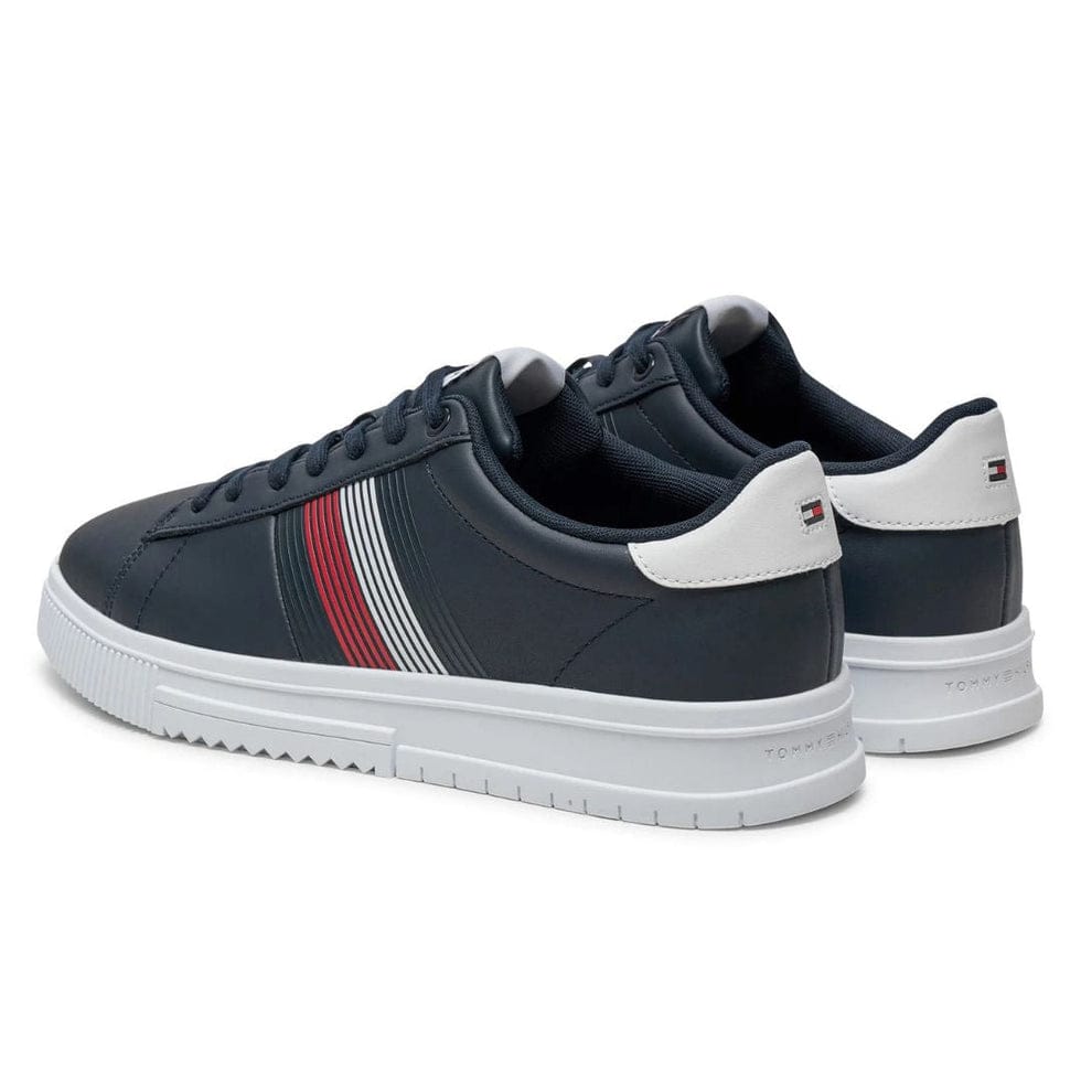 Tommy Hilfiger Supercup Lth Seasonal Sneakers-NVY