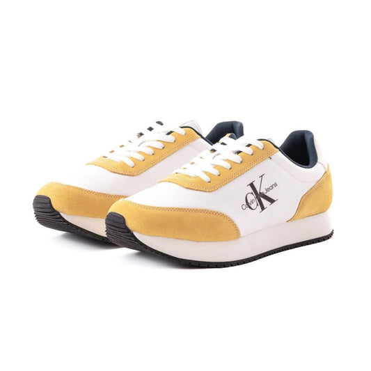 Calvin Klein Jeans Retro Runner SU-NY Mono Trainer - WHTYELBLK