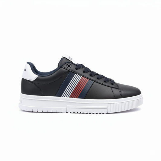 Tommy Hilfiger Supercup Lth Seasonal Sneakers-BLK