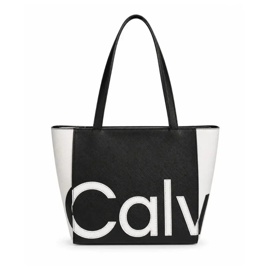 Calvin Klein SLIM Tote bag Women - BLKWHT