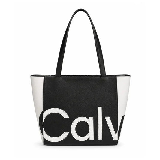 Calvin Klein SLIM Tote bag Women - BLKWHT