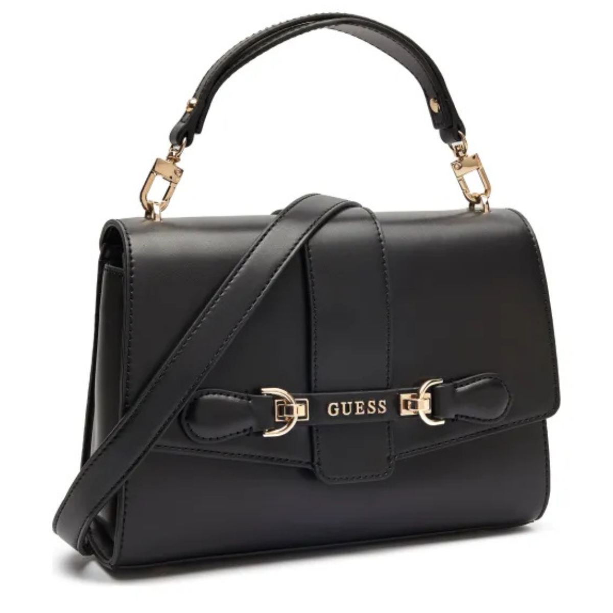 GUESS Nolana Top Handle Flap - BLK