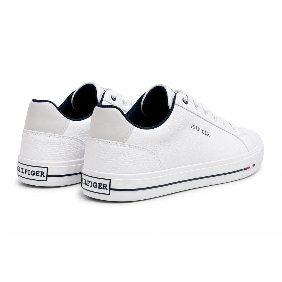 Tommy Hilfiger RISABEL Leather Sneakers Men - WHT