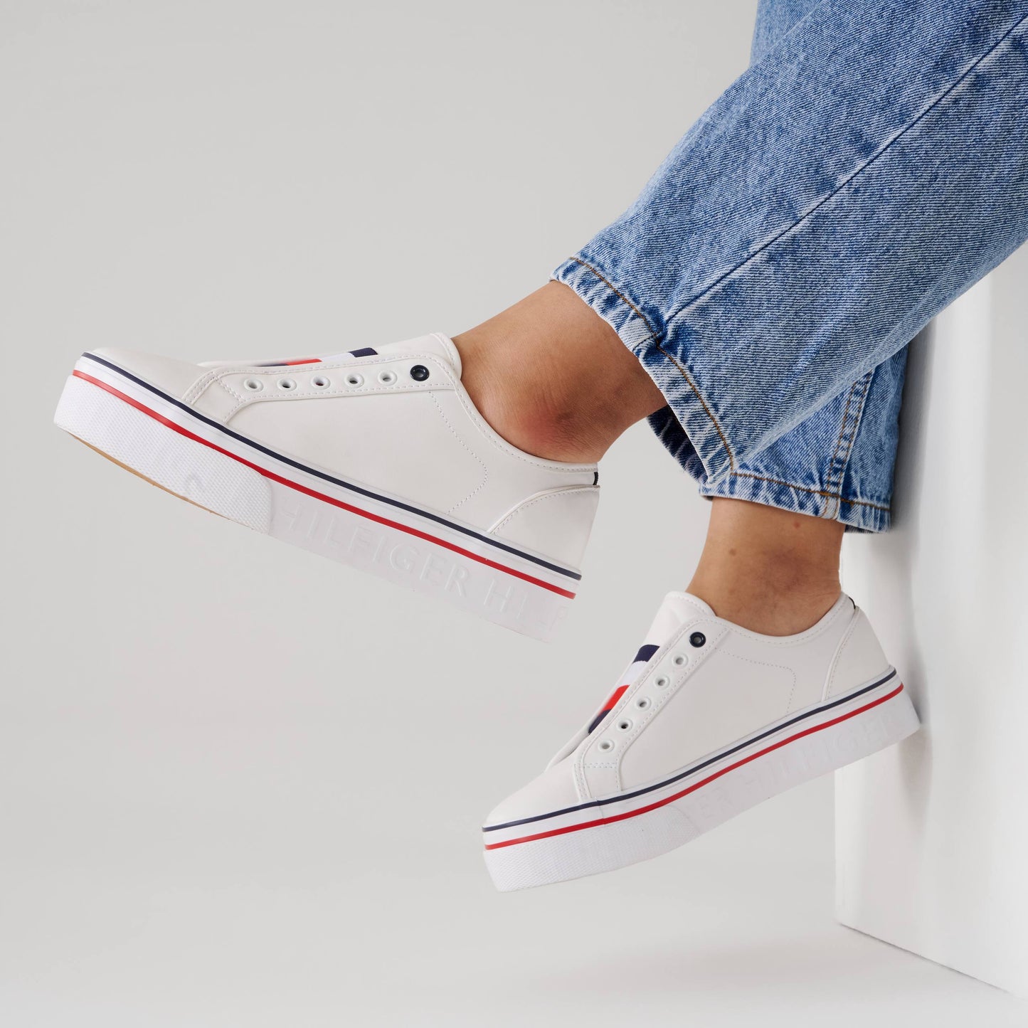 Tommy Hilfiger Balie Platform Slip-On Sneakers Women