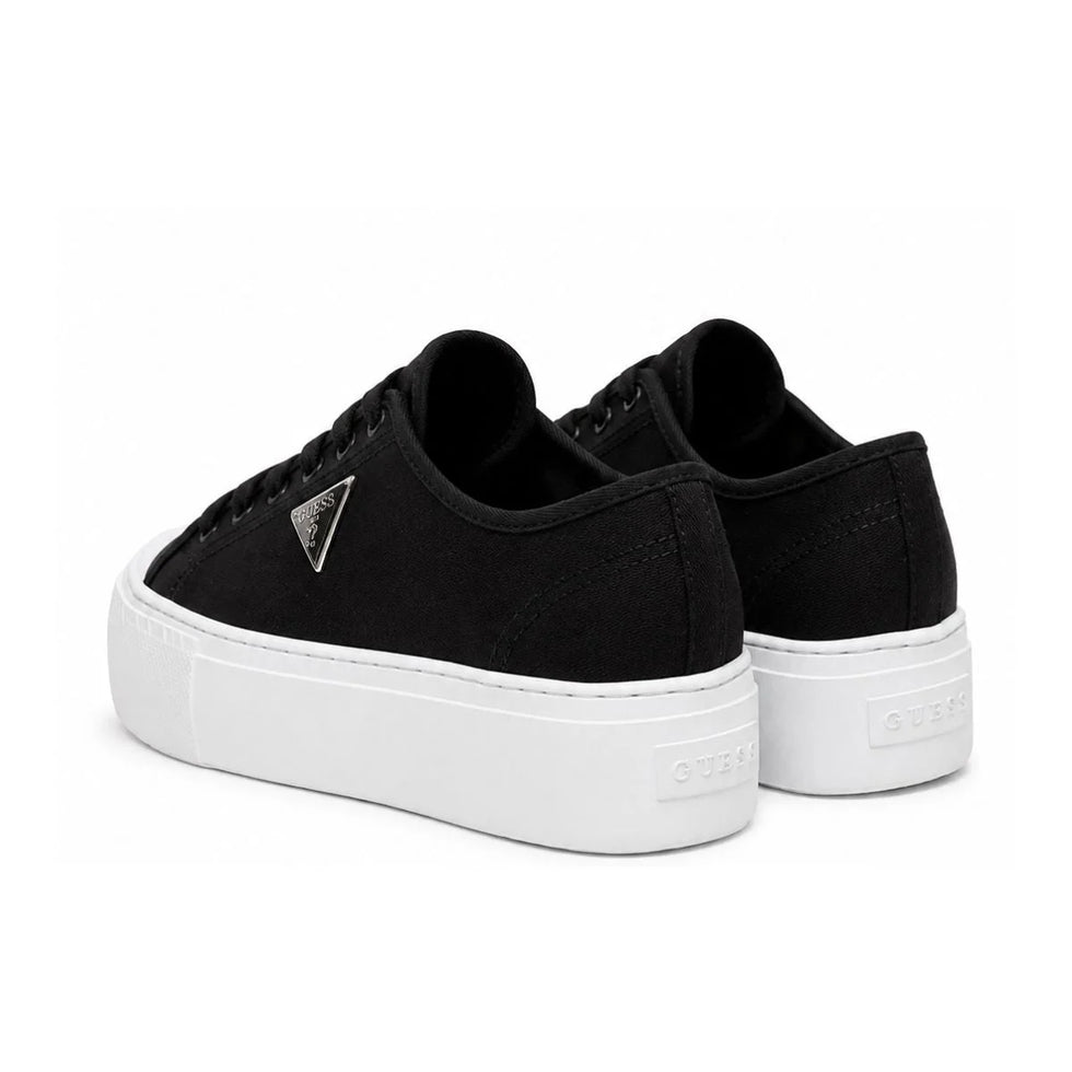 GUESS JOEZI Triangle Logo Platform Sneakers Women - BLK