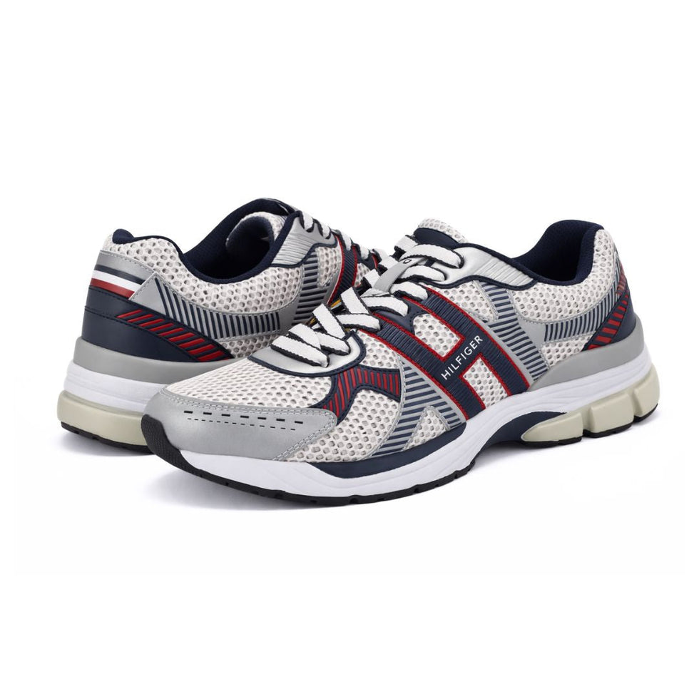 Tommy Hilfiger Men's Lace-Up Sneakers - (SLV)