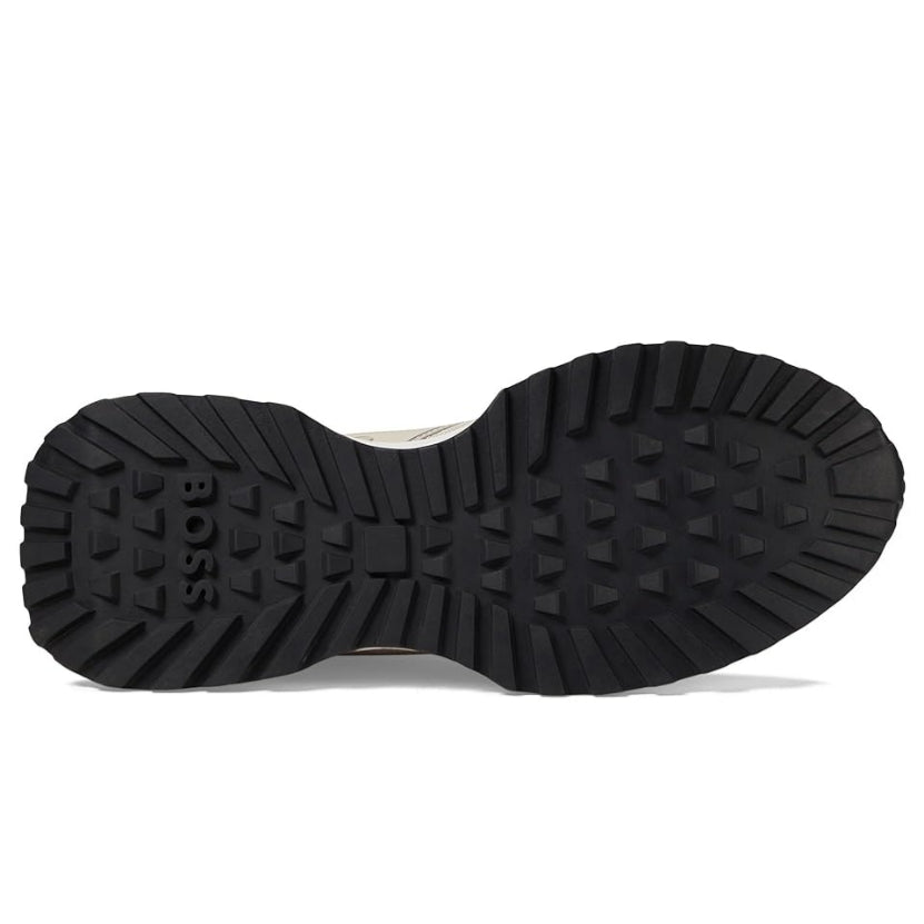 BOSS Suede-Trim Trainers with Double B Monogram