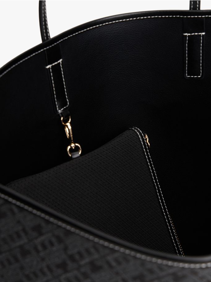 TOMMY HILFIGER TH Monoplay Tote Bag and Pouch TB184